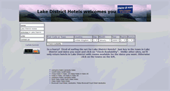 Desktop Screenshot of lake-district-hotels.net