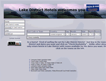 Tablet Screenshot of lake-district-hotels.net